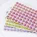 DZ 4041 10 mm  rivoli  shape crystal  flat back stone 